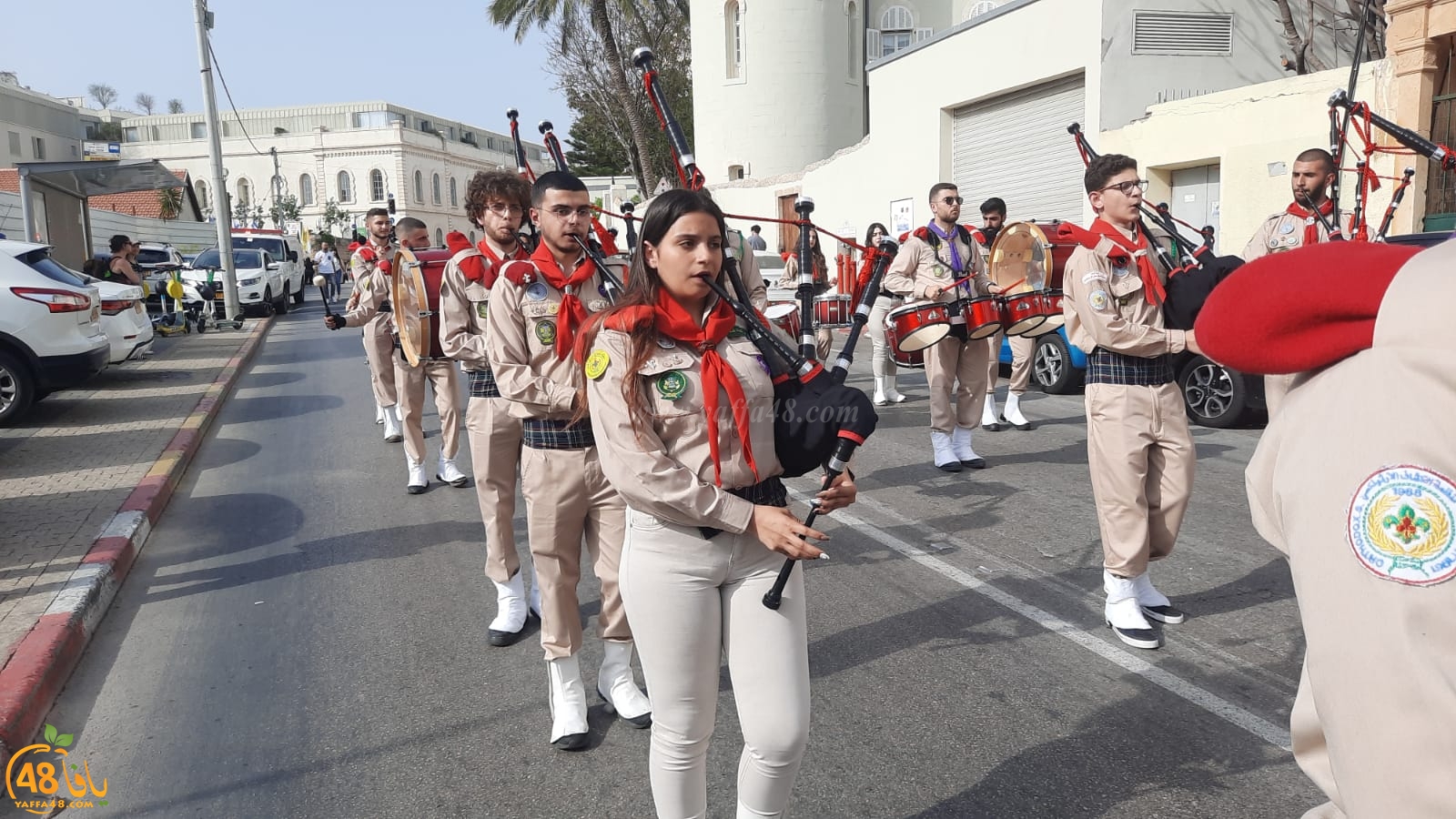 المزيد من الصور والفيديو لاحتفال السرايا الكشفية بيافا بسبت النور 